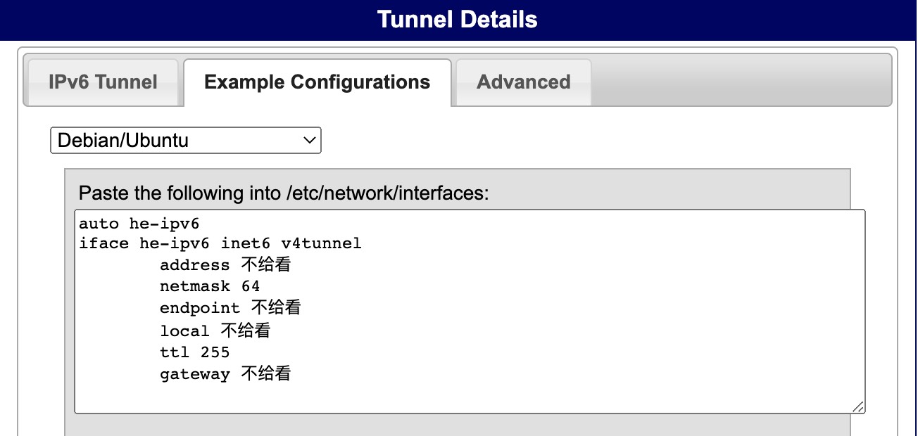 Example Configuration